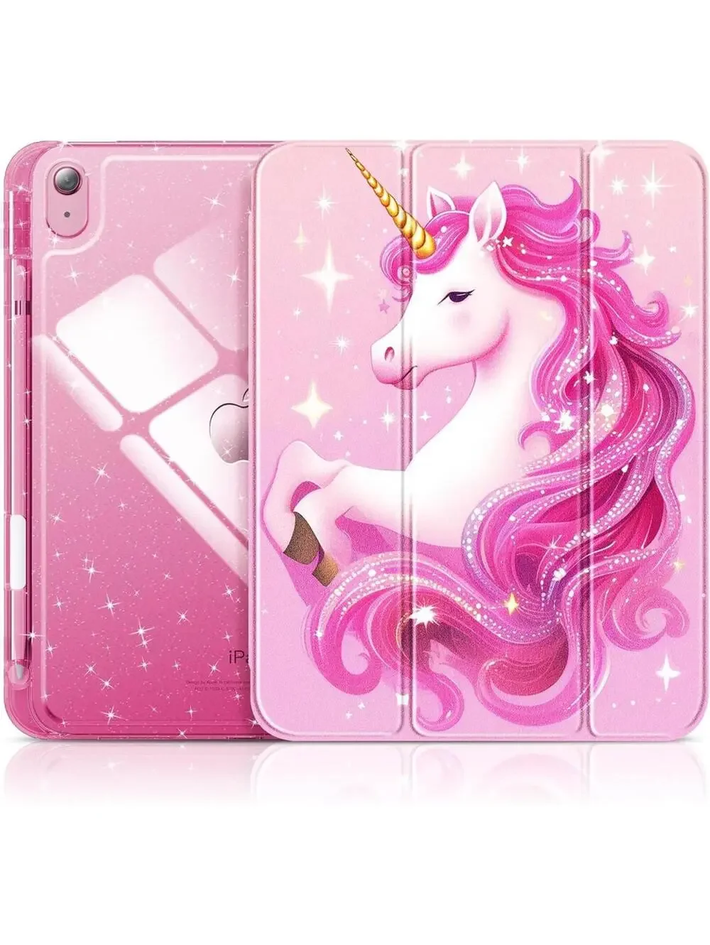 Glitter Unicorn iPad Case 11th Gen 10th Gen